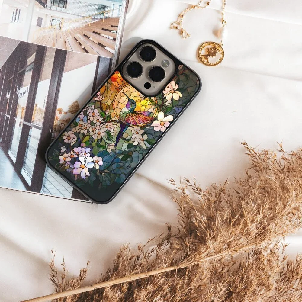 Floral Phone Cover – iPhone 16, 15 Pro, 14, Galaxy S25, S24, S24 Ultra, Pixel 9
